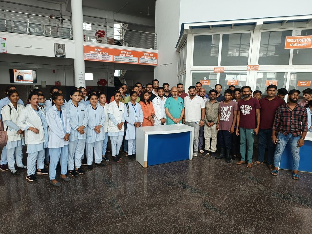 Doctors' Day celebration at Government Medical College Rudrapur .